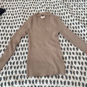 Long sleeve open chest